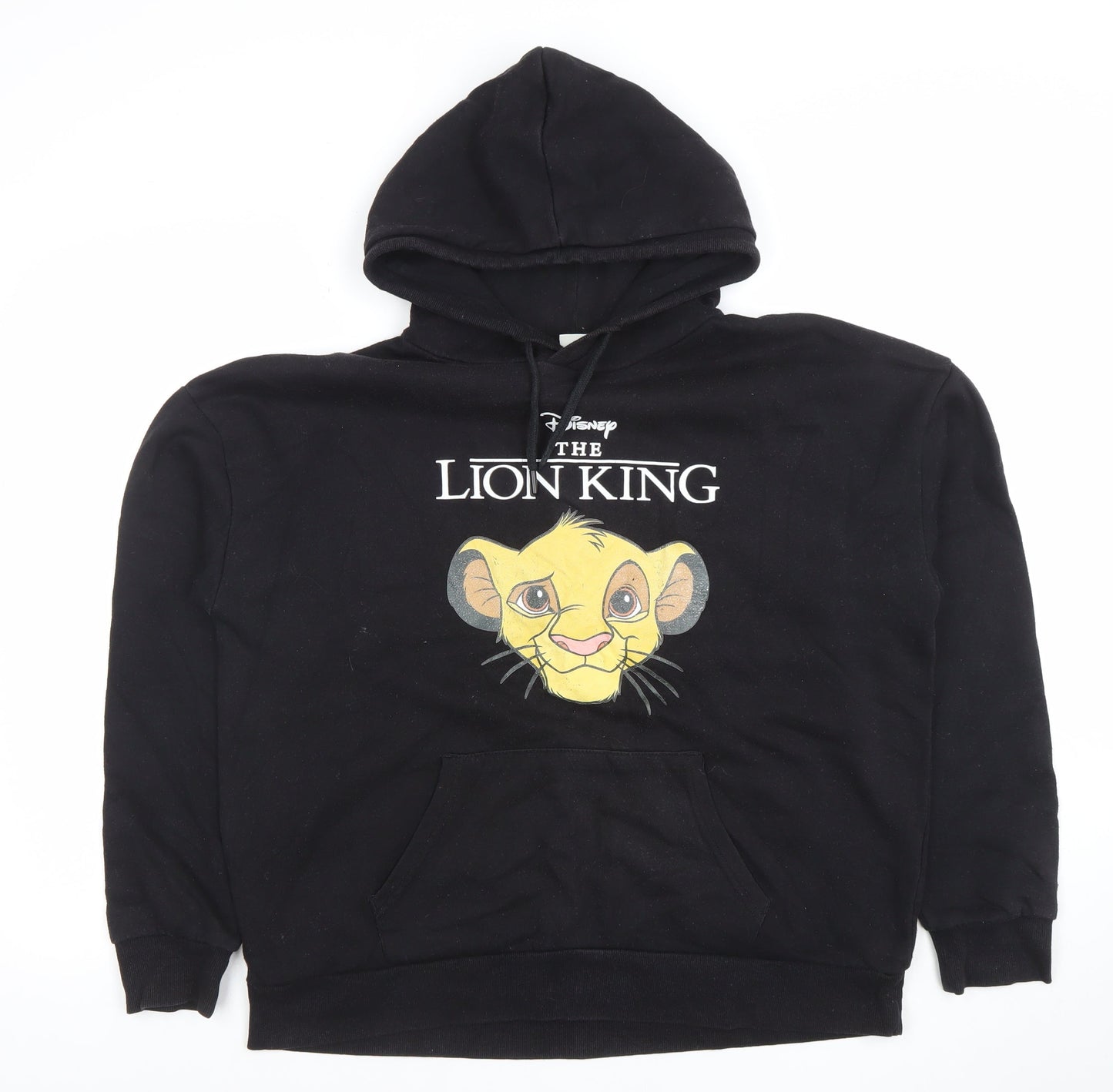 Primark Women’s Black The Lion King Hoodie Size M 12/14 Cotton Blend