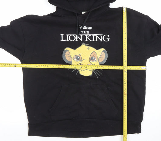 Primark Women’s Black The Lion King Hoodie Size M 12/14 Cotton Blend