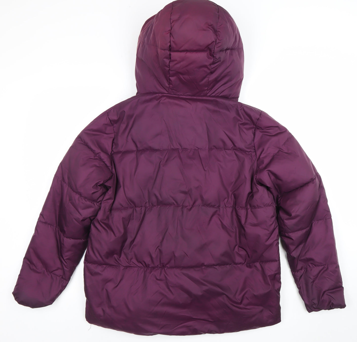Womens UK Size 12 Gallery Purple Puffer Jacket