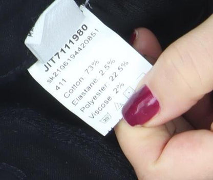 SHEIN Girls Black Skinny Jeans 11-12 Years Stretch Denim Casual