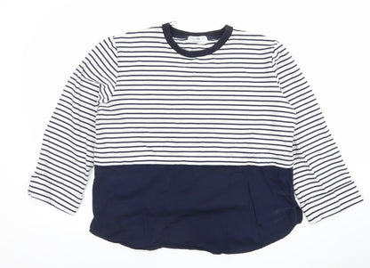 Womens UK Size M Gallery Blue Tunic T-Shirt