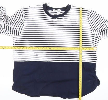 Womens UK Size M Gallery Blue Tunic T-Shirt