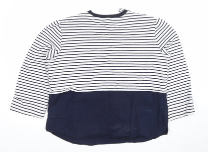 Womens UK Size M Gallery Blue Tunic T-Shirt