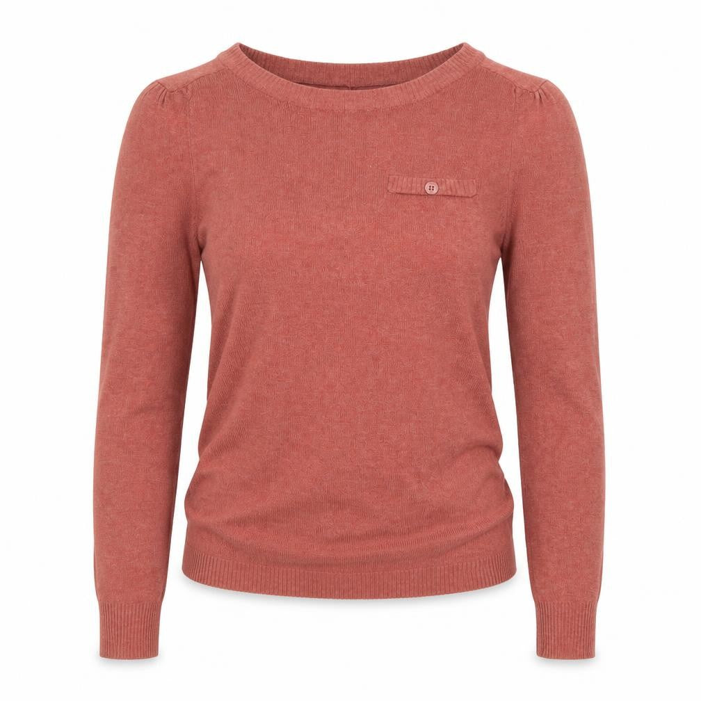 Womens UK Size 8 Mango Brown Pullover Jumper