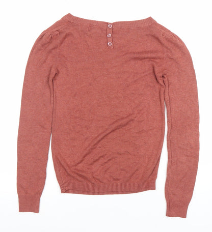 Womens UK Size 8 Mango Brown Pullover Jumper