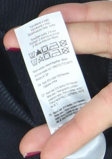 Disney Baby Donald Duck Black Long Sleeve Pullover T-Shirt 9-12 Months