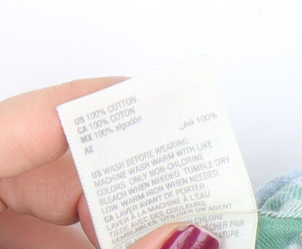 Little Impressions Boys Green Plaid Button-Up Cotton Shirt 12 Months