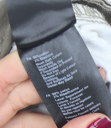 Enzo 989 Men's Beige Chino Trousers 32R Regular Fit Cotton Stretch