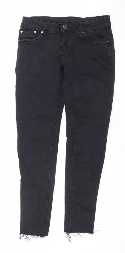 Womens UK Size M Sinsay Slim Fit Skinny Black Jeans