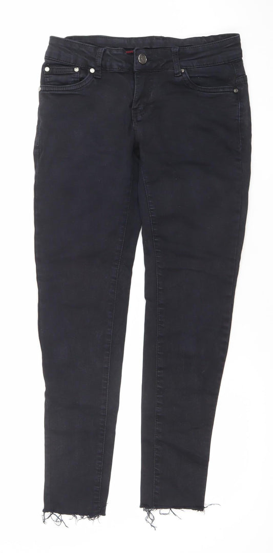 Womens UK Size M Sinsay Slim Fit Skinny Black Jeans