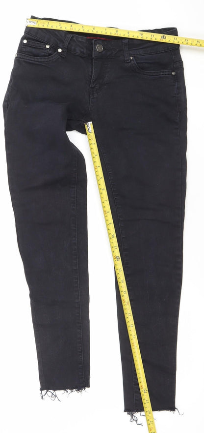 Womens UK Size M Sinsay Slim Fit Skinny Black Jeans