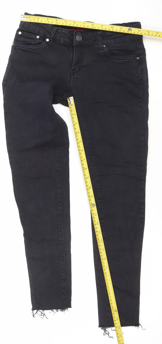 Womens UK Size M Sinsay Slim Fit Skinny Black Jeans