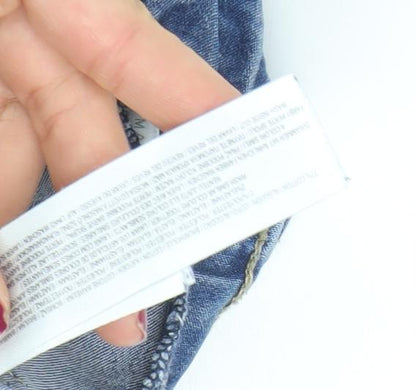 Primark Unisex Baby Blue Denim Jeans 12-18 Months Elastic Waist Casual