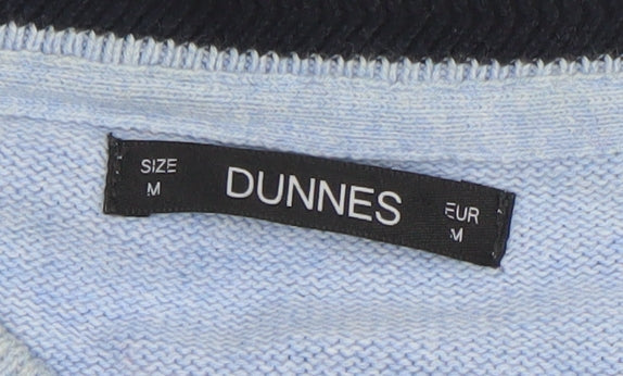 Dunnes Men’s Blue Crew Neck Cotton Jumper Size M