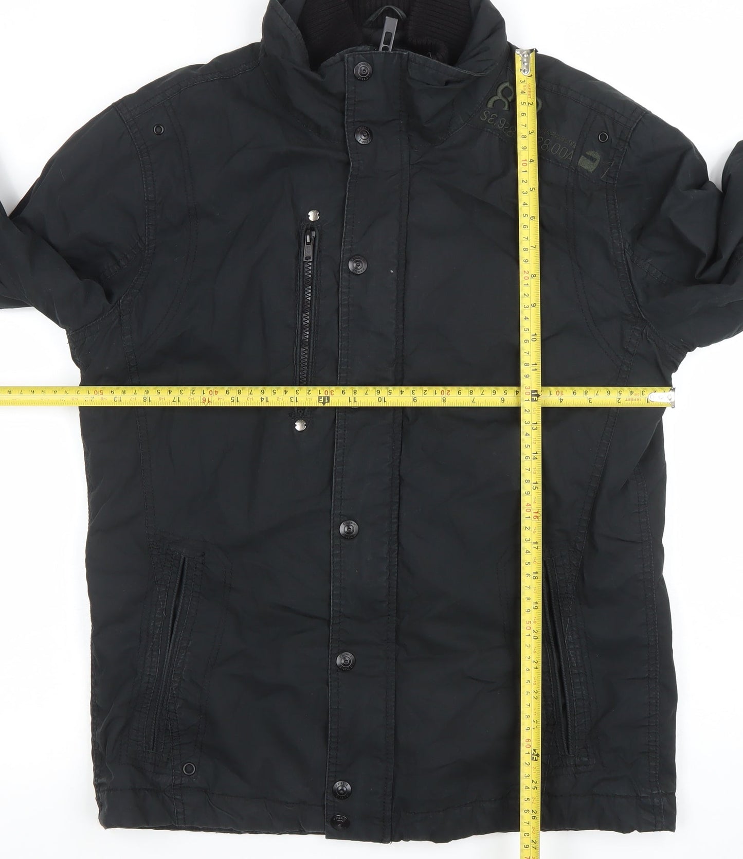 Mens UK Size M NEXT Black Bomber Jacket