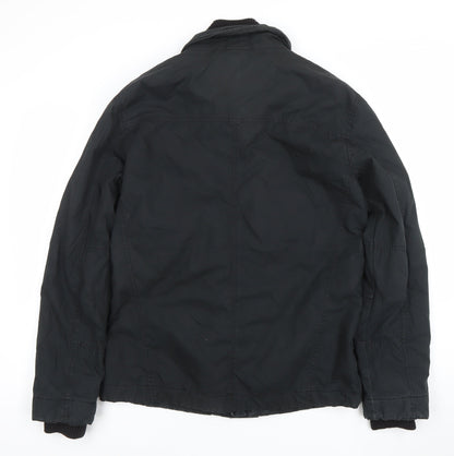 Mens UK Size M NEXT Black Bomber Jacket