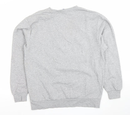 Mens UK Size M H&M Grey Pullover Sweatshirt