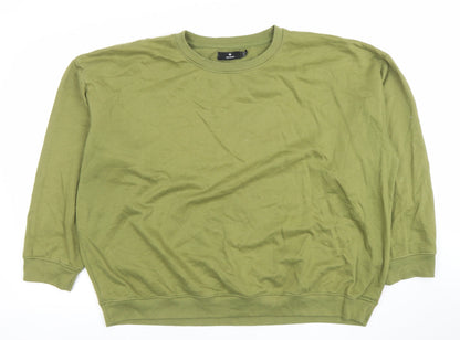 Womens UK Size 2XL Heartbreak Green Pullover Sweatshirt
