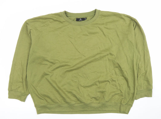 Womens UK Size 2XL Heartbreak Green Pullover Sweatshirt