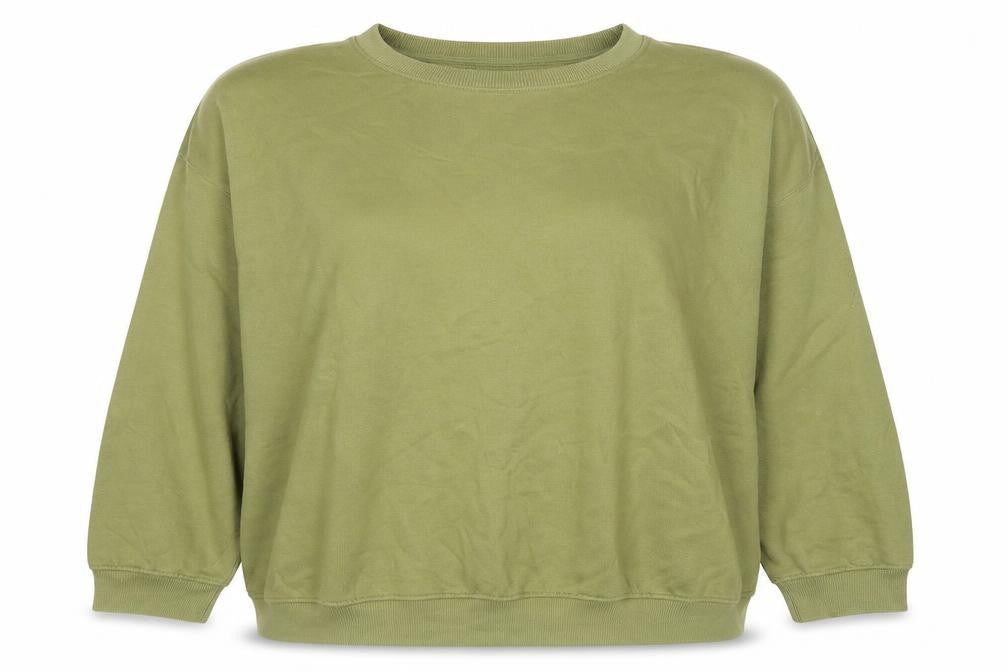 Womens UK Size 2XL Heartbreak Green Pullover Sweatshirt