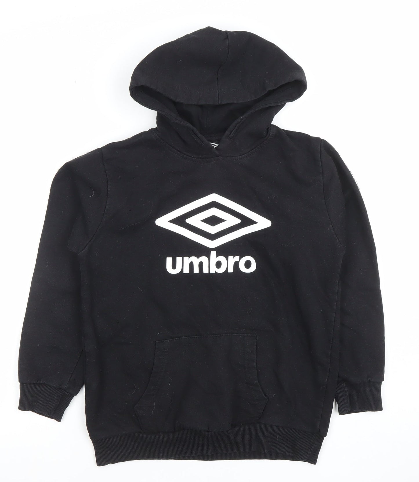 Boys UK Size 9-10 Years Umbro Black Pullover Hoodie