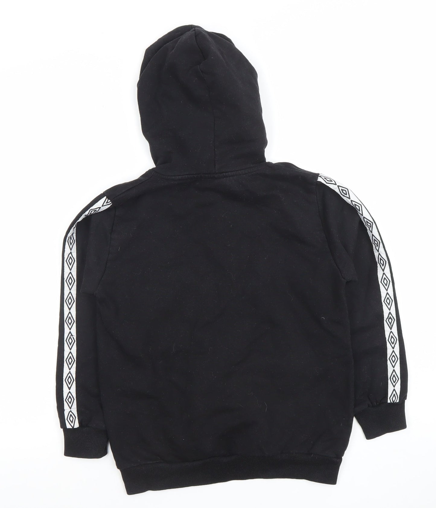 Boys UK Size 9-10 Years Umbro Black Pullover Hoodie