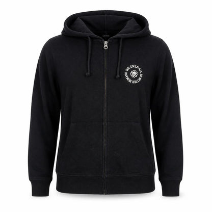 Womens UK Size 12 Marks and Spencer Black Full Zip Hoodie