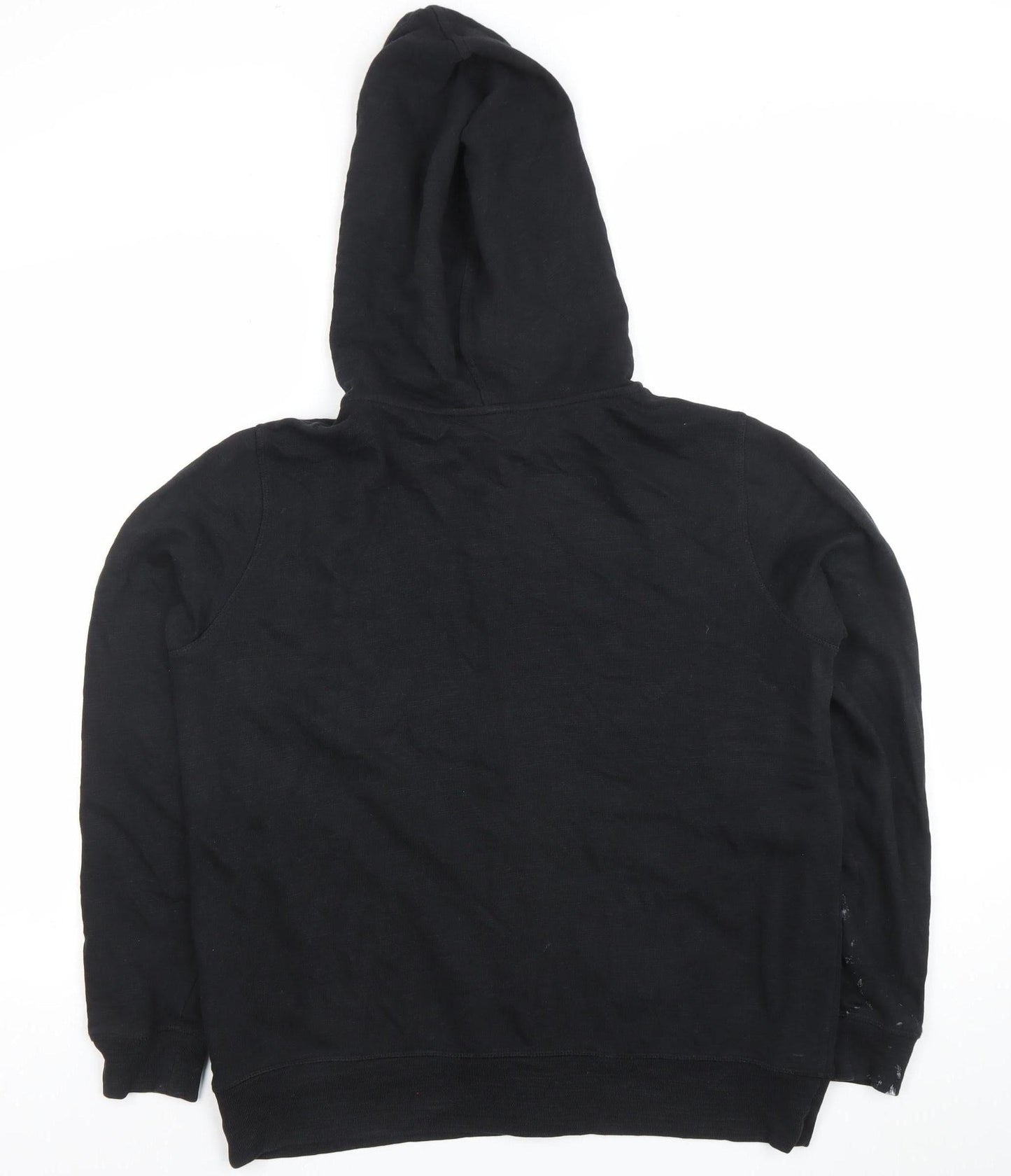 Womens UK Size 12 Marks and Spencer Black Full Zip Hoodie