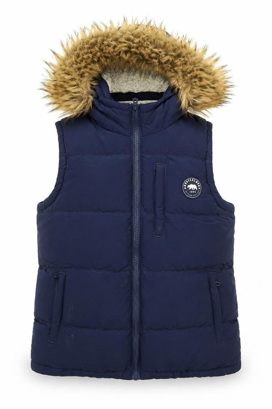 Teens UK Size XS SoulCal & Co Blue Puffer Jacket