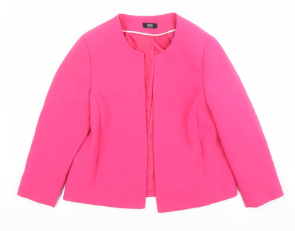 Womens UK Size 8 F&F Regular Pink Blazer