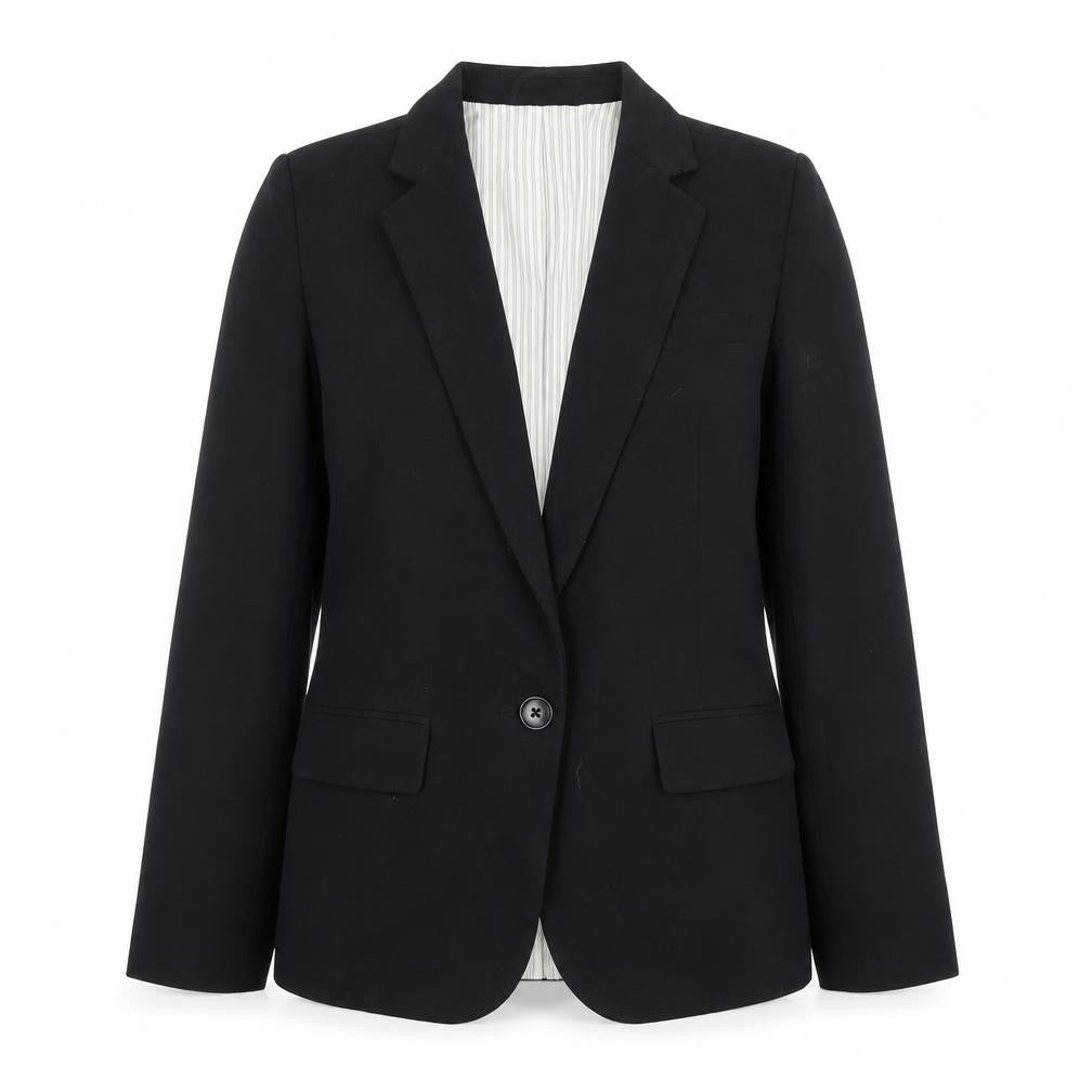 Womens UK Size 8 And Away Regular Black Blazer