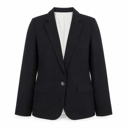 Womens UK Size 8 And Away Regular Black Blazer