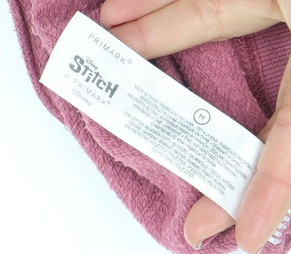 Primark Disney Stitch Pink Women's Sweatshirt M Pullover Casual