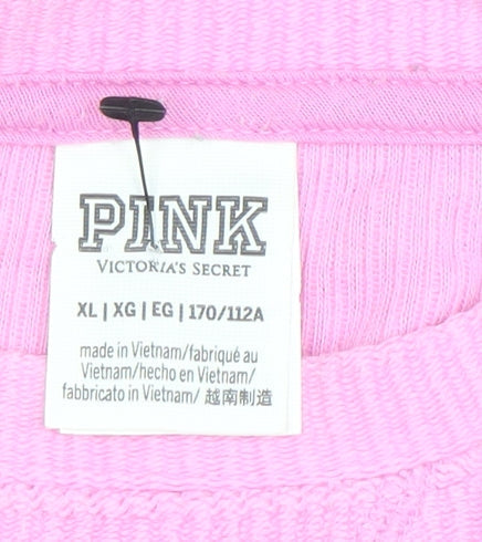 Womens UK Size 16 Victoria’s Secret Pink Pullover Sweatshirt