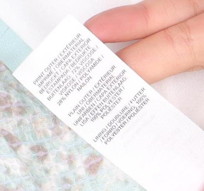 Kaliko Women's Blue Patterned Lined Long Sleeve Blazer UK 14