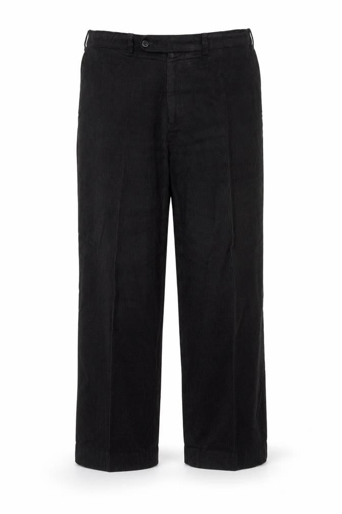 Mens UK Size 36 Short Easy Essential Regular Fit CasualWorkwear Black Trousers