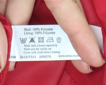 Womens UK Size 10-12 Isle Red Bodywarmer