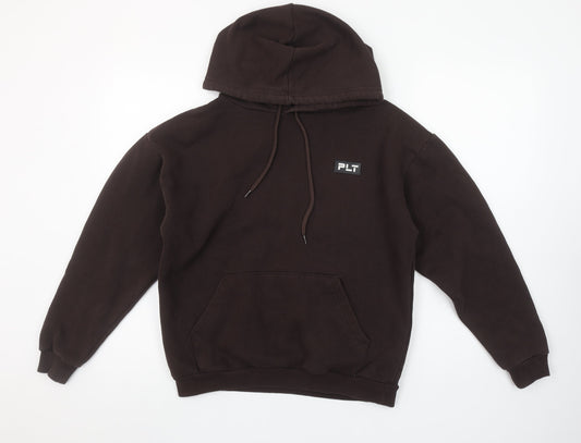Womens UK Size 4 PRETTYLITTLETHING Brown Pullover Hoodie