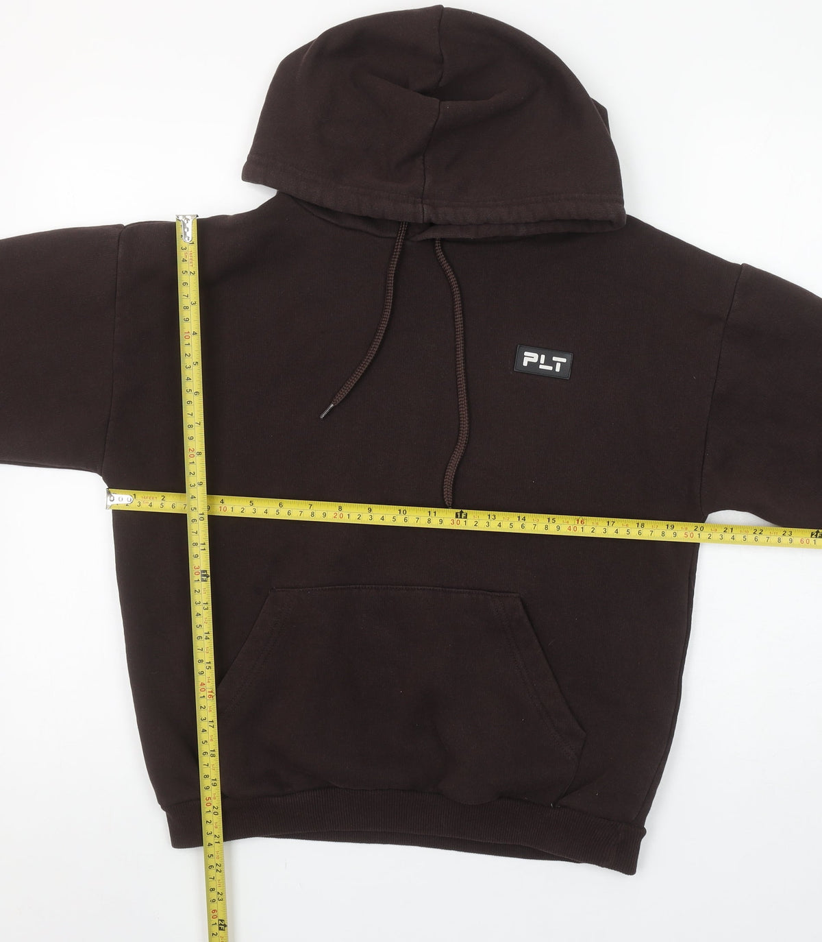 Womens UK Size 4 PRETTYLITTLETHING Brown Pullover Hoodie