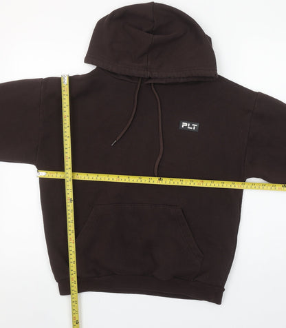 Womens UK Size 4 PRETTYLITTLETHING Brown Pullover Hoodie
