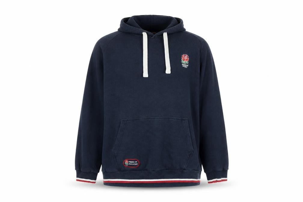 Womens UK Size XL England Rugby Blue Pullover Hoodie