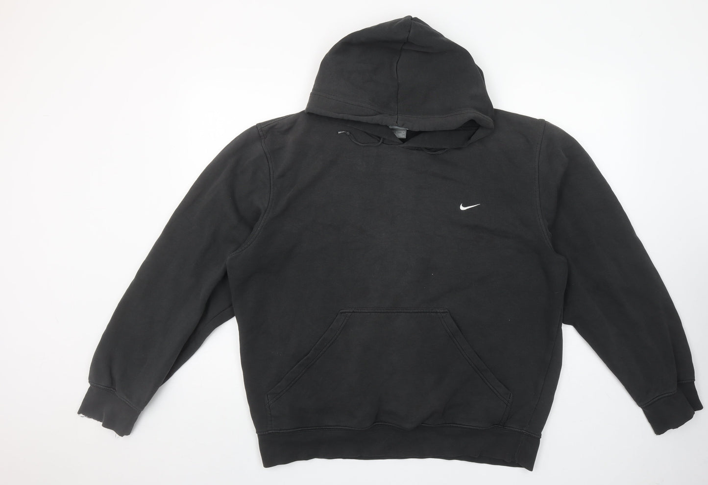 Mens UK Size L Nike Black Pullover Hoodie
