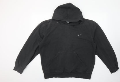 Mens UK Size L Nike Black Pullover Hoodie