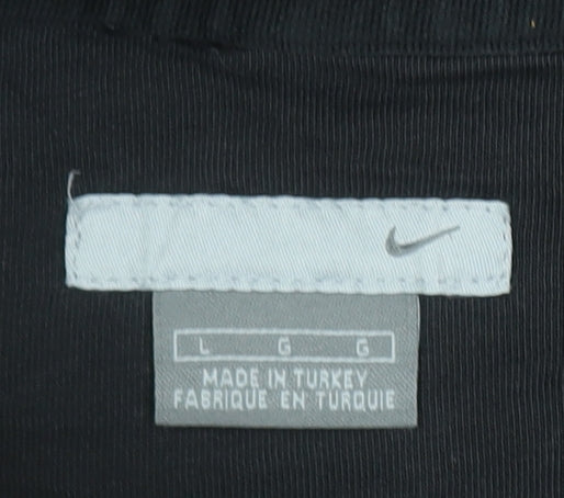 Mens UK Size L Nike Black Pullover Hoodie