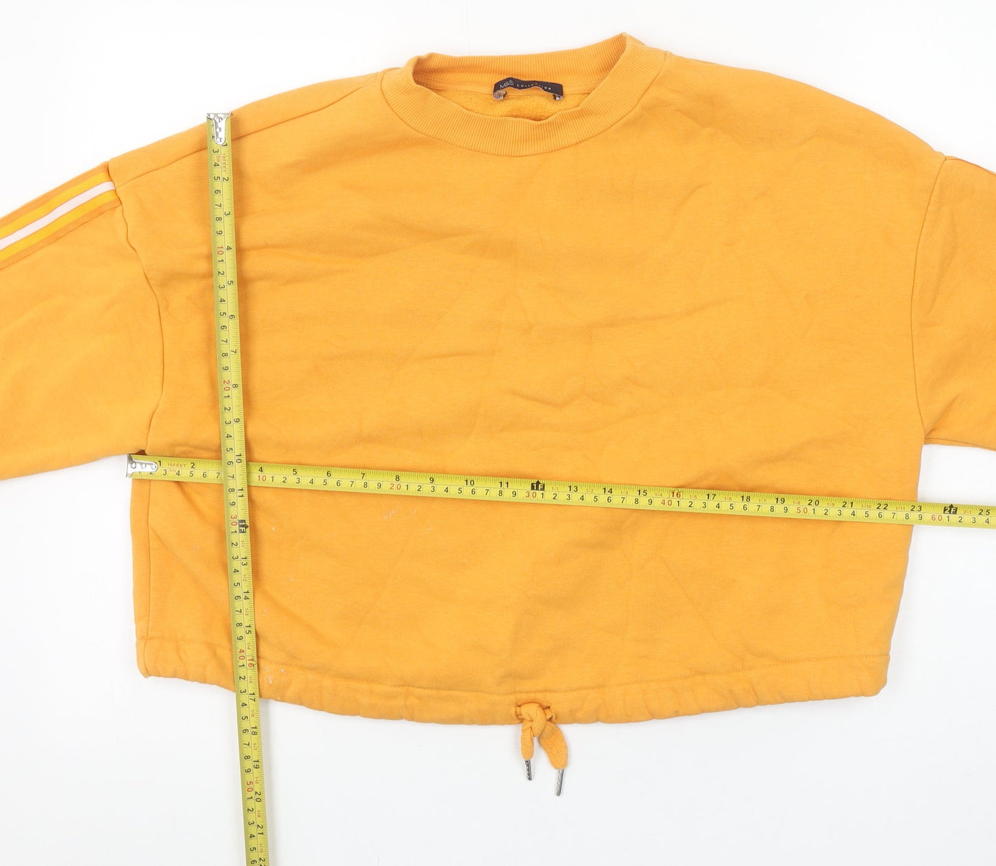 Womens UK Size XS Marks and Spencer Yellow Pullover Sweatshirt