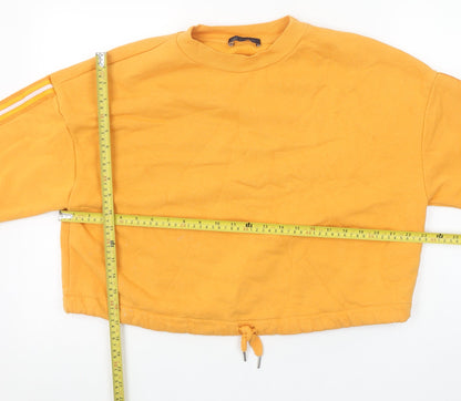 Womens UK Size XS Marks and Spencer Yellow Pullover Sweatshirt