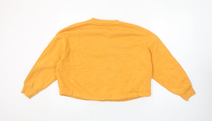 Womens UK Size XS Marks and Spencer Yellow Pullover Sweatshirt