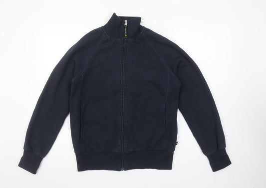 Mens UK Size S Novoco Blue Full Zip Sweatshirt