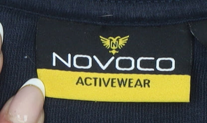 Mens UK Size S Novoco Blue Full Zip Sweatshirt