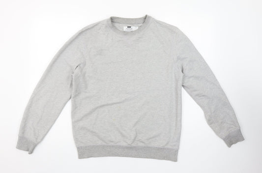 Mens UK Size S Topman Grey Pullover Sweatshirt